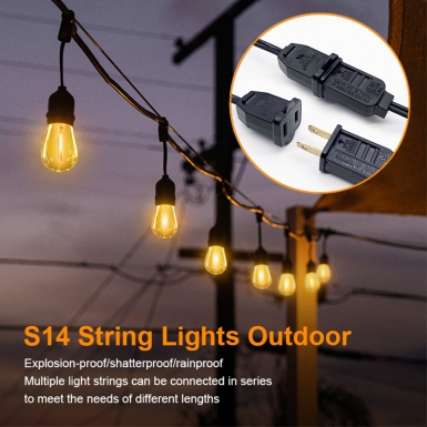 LED户外灯 - HCP091 S14非标圆线灯串